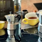 koťógó moka kanvička - príprava kávy